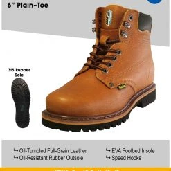 Guadalajara Western Wear Cactus 627 Light Brown Soft Toe Work Boot