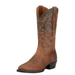 Men Ariat Heritage Round Toe Western Cowboy Boot