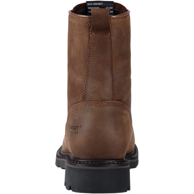 Ariat Cascade 8" Wide Square Soft Toe Work Boot Men 4 Ariat Cascade 8" Wide Square Soft Toe Work Boot Men