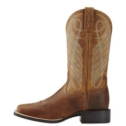 Guadalajara Western Wear Women Round Up Wide Square Toe Western Boot