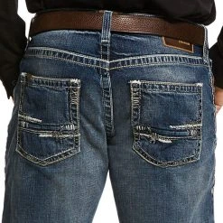 Guadalajara Western Wear M5 Slim Stretch Adkins Stackable Straight Leg Jean