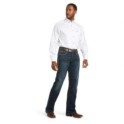Guadalajara Western Wear Men M5 Slim Stretch Coltrane Stackable Straight Leg Jean