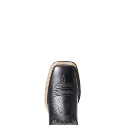 Guadalajara Western Wear Ariat Black Women Round Up Remuda Wide Square Toe Western Boot