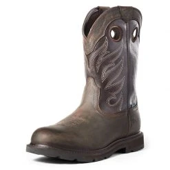 Ariat Groundwork Waterproof Round Toe Work Boot Men