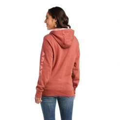 Guadalajara Western Wear Pink REAL Arm Logo Hoodie Women