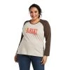 Guadalajara Western Wear Women REAL Ariat Graphic Tee- OATMEAL