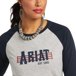 Guadalajara Western Wear REAL Ariat Graphic Tee- HEATHER GREY