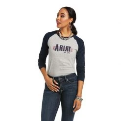 Guadalajara Western Wear REAL Ariat Graphic Tee- HEATHER GREY