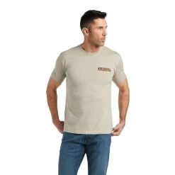 Guadalajara Western Wear Men Ariat Land T-Shirt- Khaki
