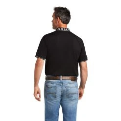 Guadalajara Western Wear Ariat Logo Fitted Polo Sleeve Shirt