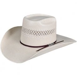 Guadalajara Western Wear Cuernos Chuecos Two Tone Brick Crown Cowboy Hat