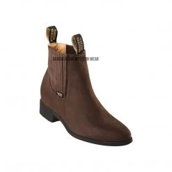 Guadalajara Western Wear Men Original Michel Charro Tobacco Suede Leather Boots