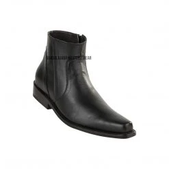 Guadalajara Western Wear Original Michel Black Ankle Boot Leather Sole Boots