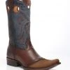 Cuadra Desert Navy Tonka Santana Dubai Toe Boot Men