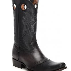 Cuadra Black Santana Dubai Toe Boots