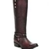 Women Cuadra Wax Vino Bovine Leather Tall Boot