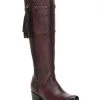 Cuadra Wax Vino Bovine Leather Tall Boot