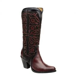 Cuadra Burgundy Finies Bovine Leather Tall Boot