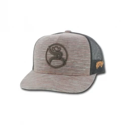 Guadalajara Western Wear Hooey Roughy Strap Cap - Heather Brown/ Orange