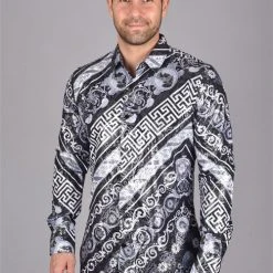 Guadalajara Western Wear Platini Men's Long Sleeve Shirt - FPL7201 (Plus Size)