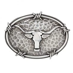 Guadalajara Western Wear Ariat Men's Steer Head Motif Buckle