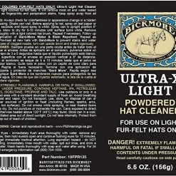 Guadalajara Western Wear Boot & Hat Care Bickmore Ultra X Light Hat Cleaner