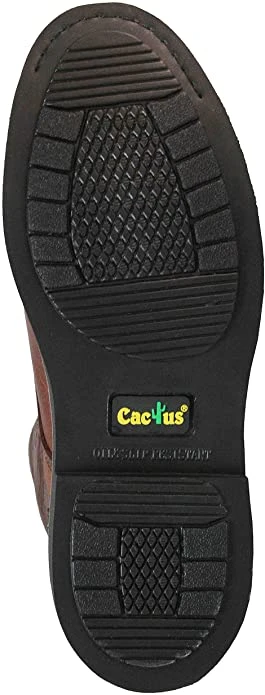 Guadalajara Western Wear Cactus Men's 8" 8732 Dark Brown Oil-Tumbled Leather Work Boots 5 Guadalajara Western Wear Cactus Men's 8" 8732 Dark Brown Oil-Tumbled Leather Work Boots