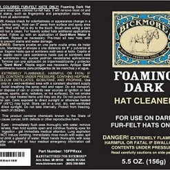 Guadalajara Western Wear Bickmore Foaming Dark Hat Cleaner Boot & Hat Care