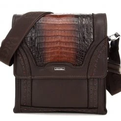 Guadalajara Western Wear Cuadra Extasis Caiman Belly Messenger Bag