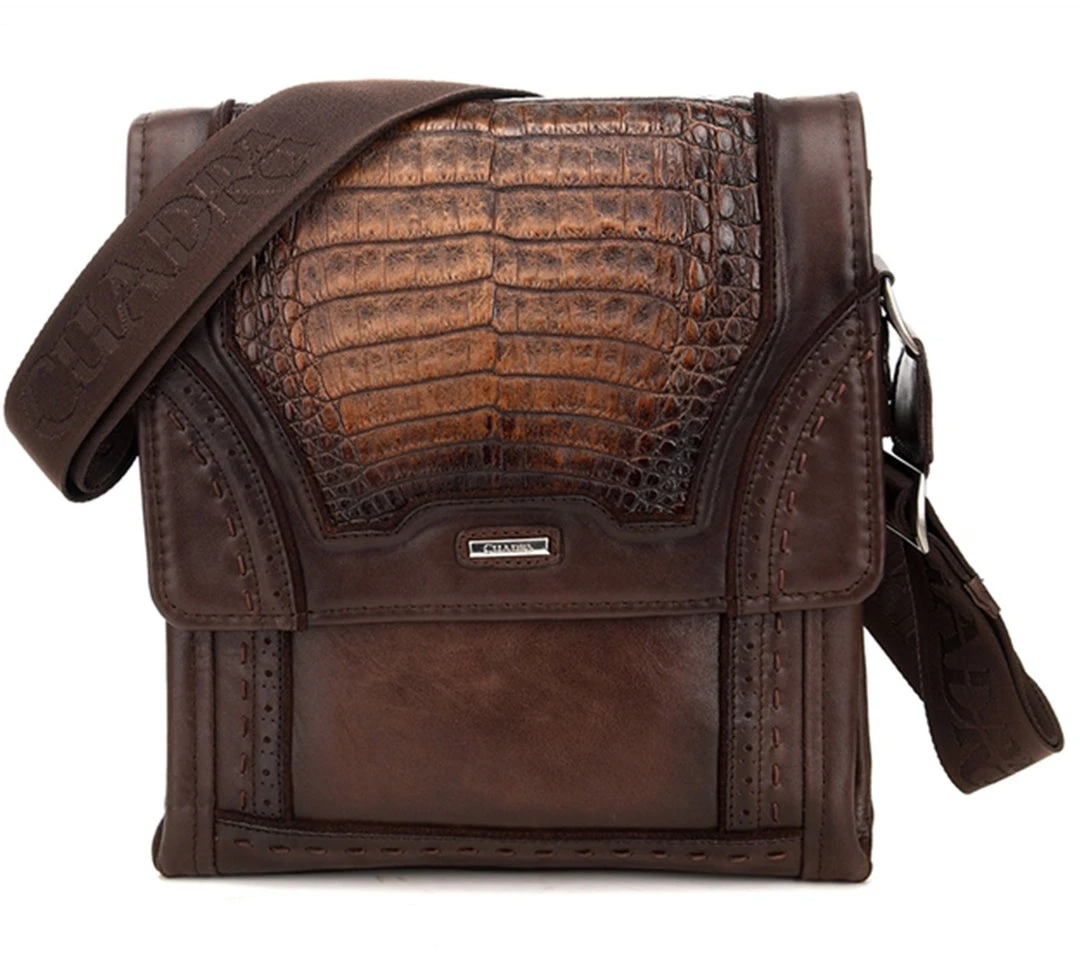 Guadalajara Western Wear Accessories Cuadra Porto Maple Caiman Belly Messenger Bag 3 Guadalajara Western Wear Accessories Cuadra Porto Maple Caiman Belly Messenger Bag