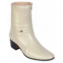 Guadalajara Western Wear El Besserro Men's Bone Western Ankle Dress Boot