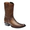 Men Cuadra Fango Miel Ostrich Leg & Deer Dubai Ankle Boot