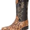 White Diamond Boots White Diamond Wide Square Men's Boot - Honey