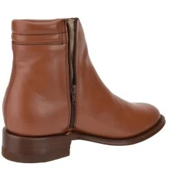 Guadalajara Western Wear Men White Diamond Piel Napa Botin Charro Casual - Honey