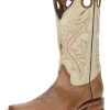 Guadalajara Western Wear White Diamond White/Honey Square Toe Women Boot