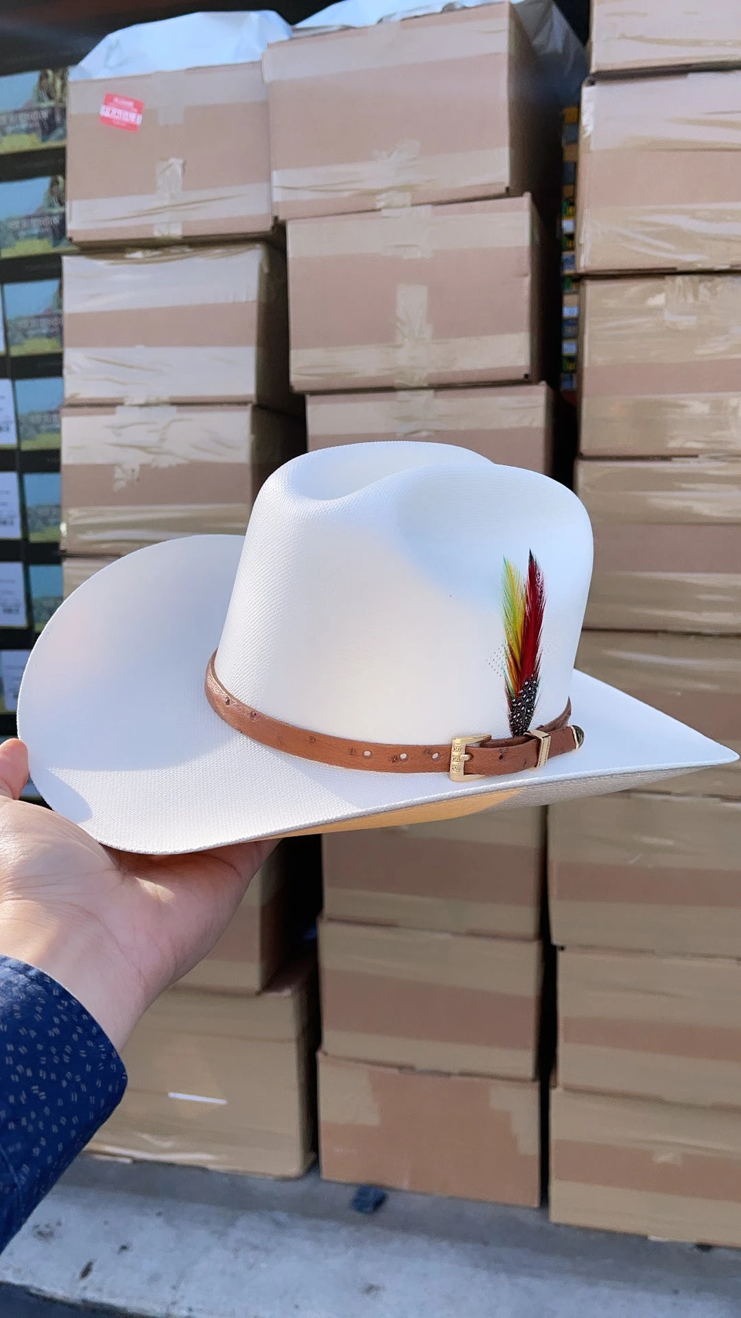 Guadalajara Western Wear Tombstone 1000x Johnson (Copa Chica) Toquilla Avestruz Cognac 5 Guadalajara Western Wear Tombstone 1000x Johnson (Copa Chica) Toquilla Avestruz Cognac