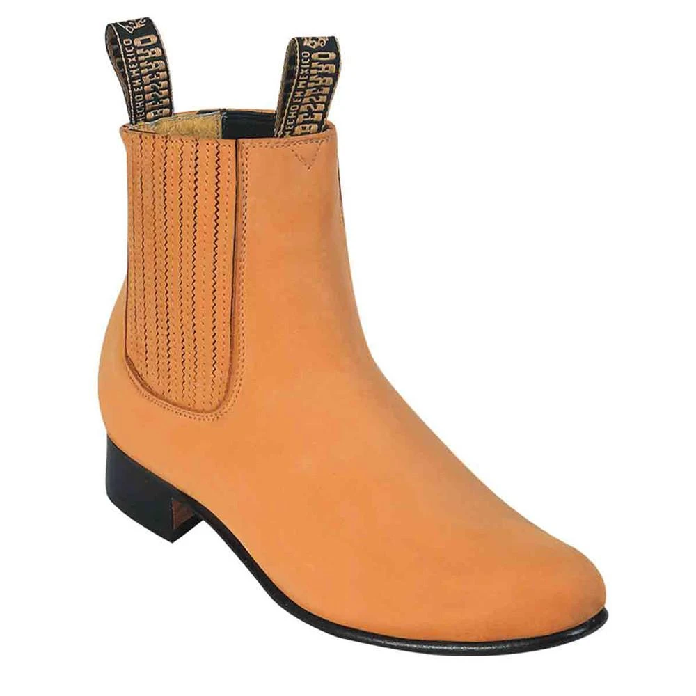 Guadalajara Western Wear El Besserro Men's Nubuck Miel Botin Charro 3 Guadalajara Western Wear El Besserro Men's Nubuck Miel Botin Charro