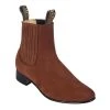 Guadalajara Western Wear El Besserro Men's Camel Nubuck Botin Charro
