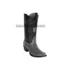 Guadalajara Western Wear Los Altos Gray Caiman Belly Snip Toe Cowboy Boots