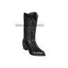 Guadalajara Western Wear Los Altos Black Caiman Tail J Toe Cowboy Boots