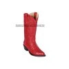Guadalajara Western Wear Los Altos Red Caiman Tail J Toe Cowboy Boots