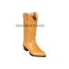 Guadalajara Western Wear Men Los Altos Buttercup Caiman Tail J Toe Cowboy Boots
