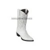 Guadalajara Western Wear Los Altos White Caiman Tail J Toe Cowboy Boots Men