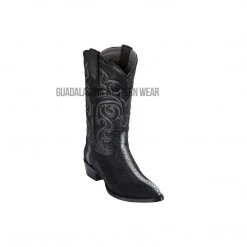 Guadalajara Western Wear Los Altos Black Stingray Rowstone J Toe Cowboy Boots