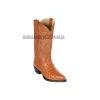 Guadalajara Western Wear Los Altos Honey Ostrich J Toe Cowboy Boots Men