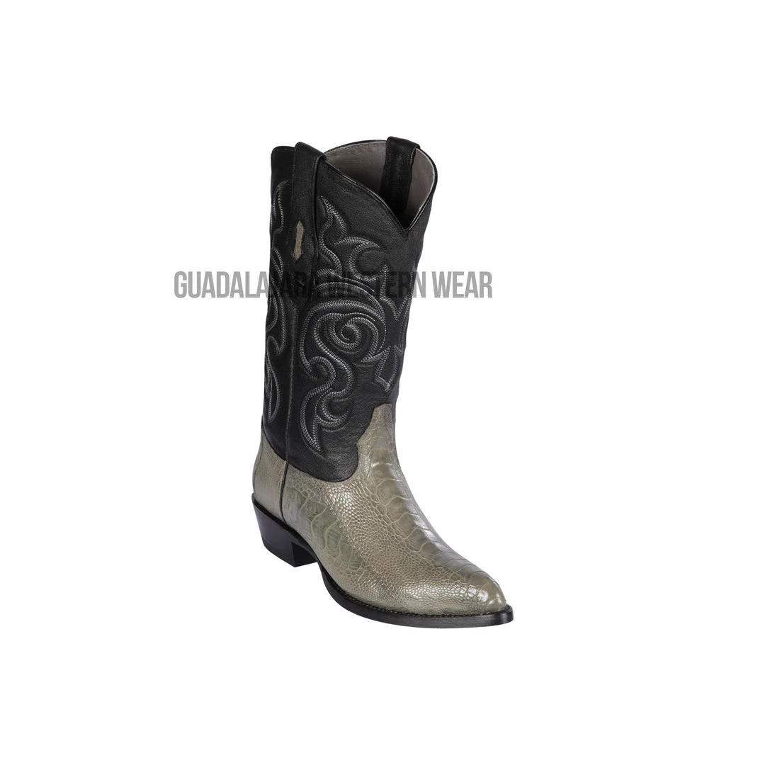 Guadalajara Western Wear Men Los Altos Gray Ostrich Leg J Toe Cowboy Boots 3 Guadalajara Western Wear Men Los Altos Gray Ostrich Leg J Toe Cowboy Boots