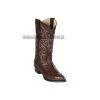 Guadalajara Western Wear Los Altos Brown Python J Toe Cowboy Boots