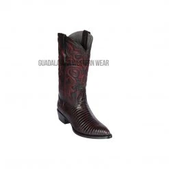 Guadalajara Western Wear Men Los Altos Black Cherry Teju J Toe Cowboy Boots
