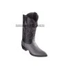 Guadalajara Western Wear Los Altos Gray Ostrich Belly J Toe Cowboy Boots