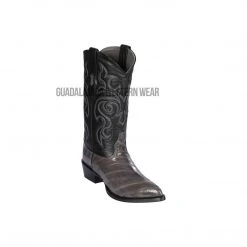 Guadalajara Western Wear Los Altos Gray Eel J Toe Cowboy Boots